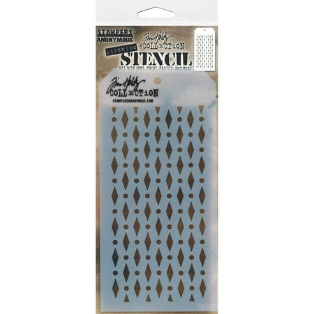UPC: 0644216926626 | StampersA Layering Stencil THoltz Diamond Dot
