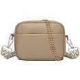 thumbnail image 3 of Bolso para Mujer Bandolera Con Correa Ancha A La Bandolera Sencilla (caqui), 3 of 9