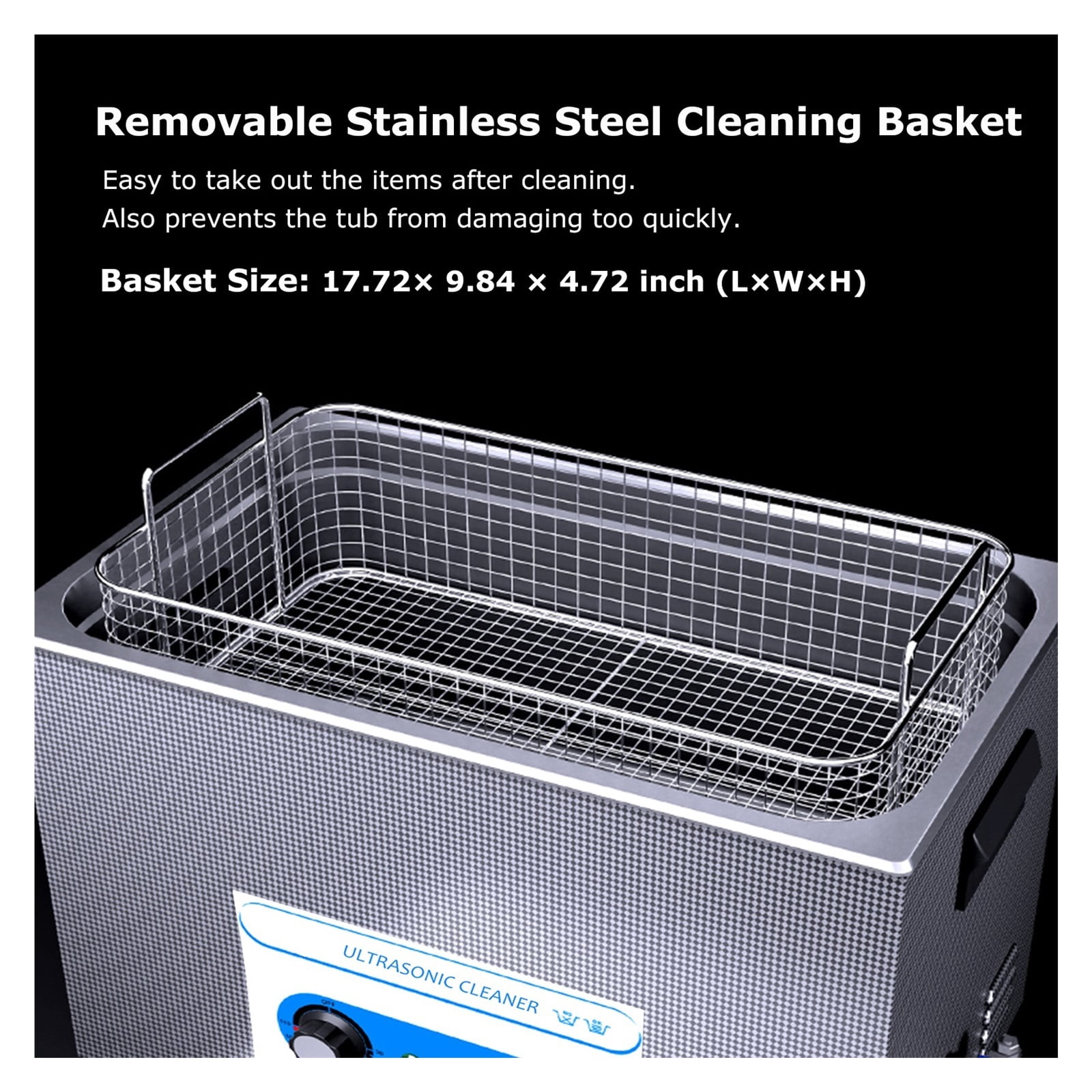 30L Ultrasonic Cleaner 40kHz Ultrasound Bath Heated Ultrasonic Cleaning Machine for Carburetor,Jewellery,Tools,Auto Parts etc