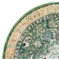 thumbnail image 5 of SAFAVIEH Madison Alys Vintage Traditional Area Rug, Green/Turquoise, 6'7" x 6'7" Round, 5 of 10