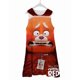 thumbnail image 1 of Vestido de niña de Disney turn red, disfraz de cosplay, vestido de verano de turn red, vestido corto sin mangas de princesa para niños 140 Gao Jinjia LED, 1 of 2