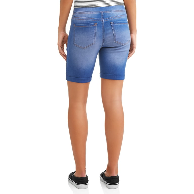 Walmart junior hot sale denim shorts