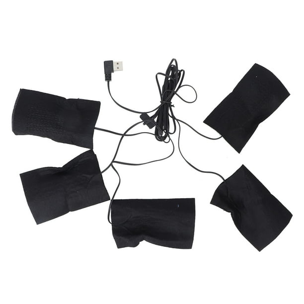 Pieza de sábana calentada de fibra, almohadillas térmicas eléctricas para ropa, parche calentador para chaqueta, almohadilla térmica para ropa construida para el futuro