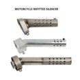 thumbnail image 3 of Iron Motorbike Exhaust Pipe Portable Detachable Replacing Universal Attachment Component Part Modified Upgrading Noise Cancelling Muffler Type 1, 3 of 7