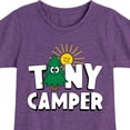thumbnail image 3 of Instant Message - Camping - Tiny Camper - Toddler & Youth Girls Short Sleeve Graphic T-Shirt, 3 of 6