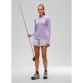 thumbnail image 3 of CRZ YOGA UPF 50+ Long Sleeve Sun Shirt, Hiking, Crewneck, Tops for Women, 3 of 5