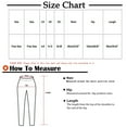 thumbnail image 3 of QUINDOS Women Pants Taper Ankle Length High Waisted Casual Work Pants Button Relaxed Fit Pants with Pockets, 3 of 3