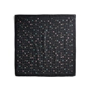 No Boundaries Womens Printed Bandanas, Black Floral Print, for Adults