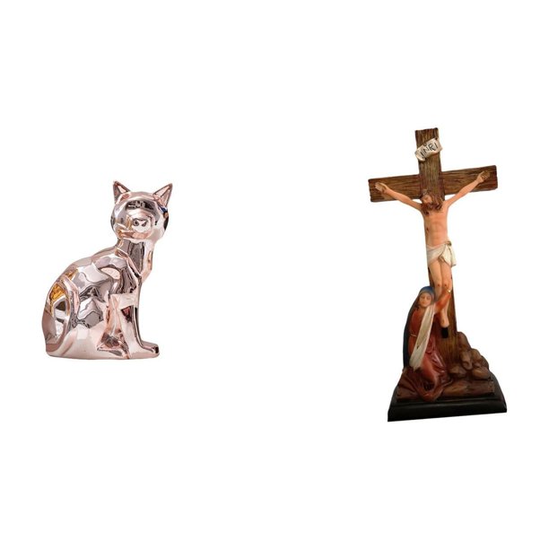 Estatua De Gato, Figura Decorativa, Escultura Animal, Arte, Artesanía, Adorno Para Chimenea, Escultura De Jesús, Adorno Decorativo, Artesanías, Escultura Religiosa Católica, Estatua De La