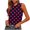 Hot Pink#3, variant on Spring Tops for Women 2025 GaThRRgYP Womens Tops Plus Size,Women's Tank Summer Sleeveless Round-Neck Slim Fitted Blouse Side Ruched Basic Printed Tees Shirts Dark Gray M