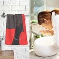 thumbnail image 7 of Dreamtimes Hand Towels African Woman Silhouette Patterned 2 PCS, Cotton Bath Towel for Drying Face Hands Body Decorative Water Absorbent Lightweight Towels for Bathroom Ktichen Travel Gym,16"x28", 7 of 7