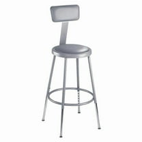 National Public Seating  Science Lab Stools - Heavy Duty Steel Stools with Vinyl Padding