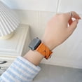 thumbnail image 2 of Allytechgroup Watch Band Compatible with Apple Watch Band 41mm 40mm 38mm iWatch Series 9/8/SE/7/6/5/4/3/2/1, Braid Stylish Design Wrist Band for Women, Orange, 2 of 7