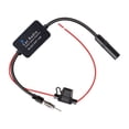 thumbnail image 3 of Amplificador Señal Antena Coche 12V Radio AM FM Refuerzo Antiinterferencias para ANT208, 3 of 6