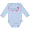 thumbnail image 3 of Inktastic Little Miss Sassy Pants, Sassy, Sassy Girl, Hearts Girls Long Sleeve Baby Bodysuit, 3 of 5