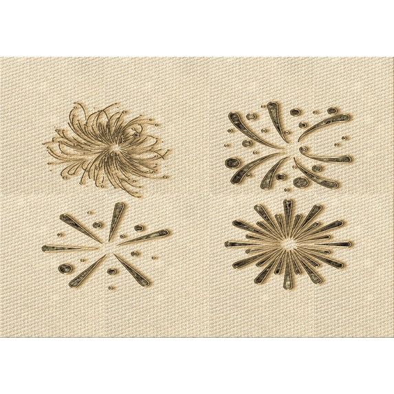 Ahgly Company Machine Washable Indoor Rectangle Transitional Peru Brown Area Rugs, 2' x 4'
