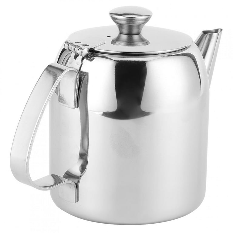 Belissy, 0.5 L Stainless Steel Teapot - Coffee Pot Teapot Stainless Steel  Kettle Cold Water Jug Short Spout for Restaurants, Conference Rooms, Living