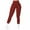 Wine, variant on Jalioing High Waist Yoga Leggings for Women Ribbed Stretchy Gym Workout Pants Casual Athletic Leggings