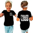 thumbnail image 5 of Ruyang Kids Letter Print T Shirt Short Sleeve Summer Basic Tees Tops Loose Fit Soft Vacation Clothes for Baby Toddler Funny, 5 of 7