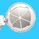 thumbnail image 2 of Mini bombilla LED de fútbol, ​​bombillas plegables con aspas de ventilador plegables (90mm/110V), 2 of 4