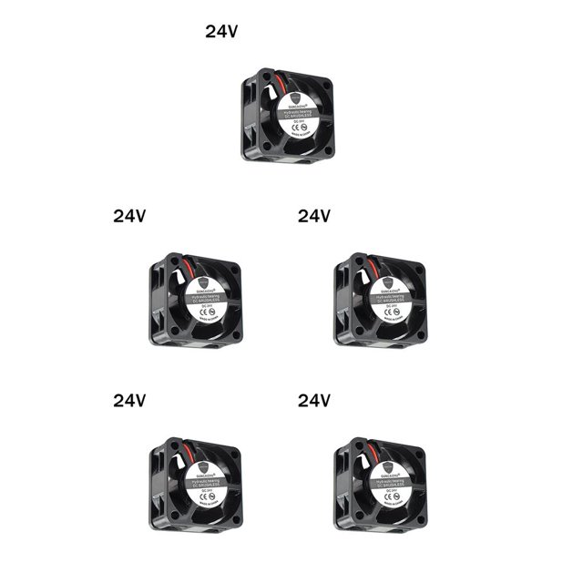 Cateissary DC ventilador de refrigeración 3D impresora accesorios extrusor radiador 4020 12/24 V 40x40 x20mm Type5 NO5