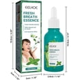thumbnail image 2 of Fresh Breath Essence, Cool Peppermint Oral Care Mouth Freshener, Breath Freshener, Bad Mouth Smell Removing Serum, 2 of 5