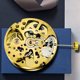 thumbnail image 4 of Esqueleto de oro 2004 Movimiento Ajuste de péndulo ordinario Patrón de radiación Reloj completamente automático Mo, 4 of 5