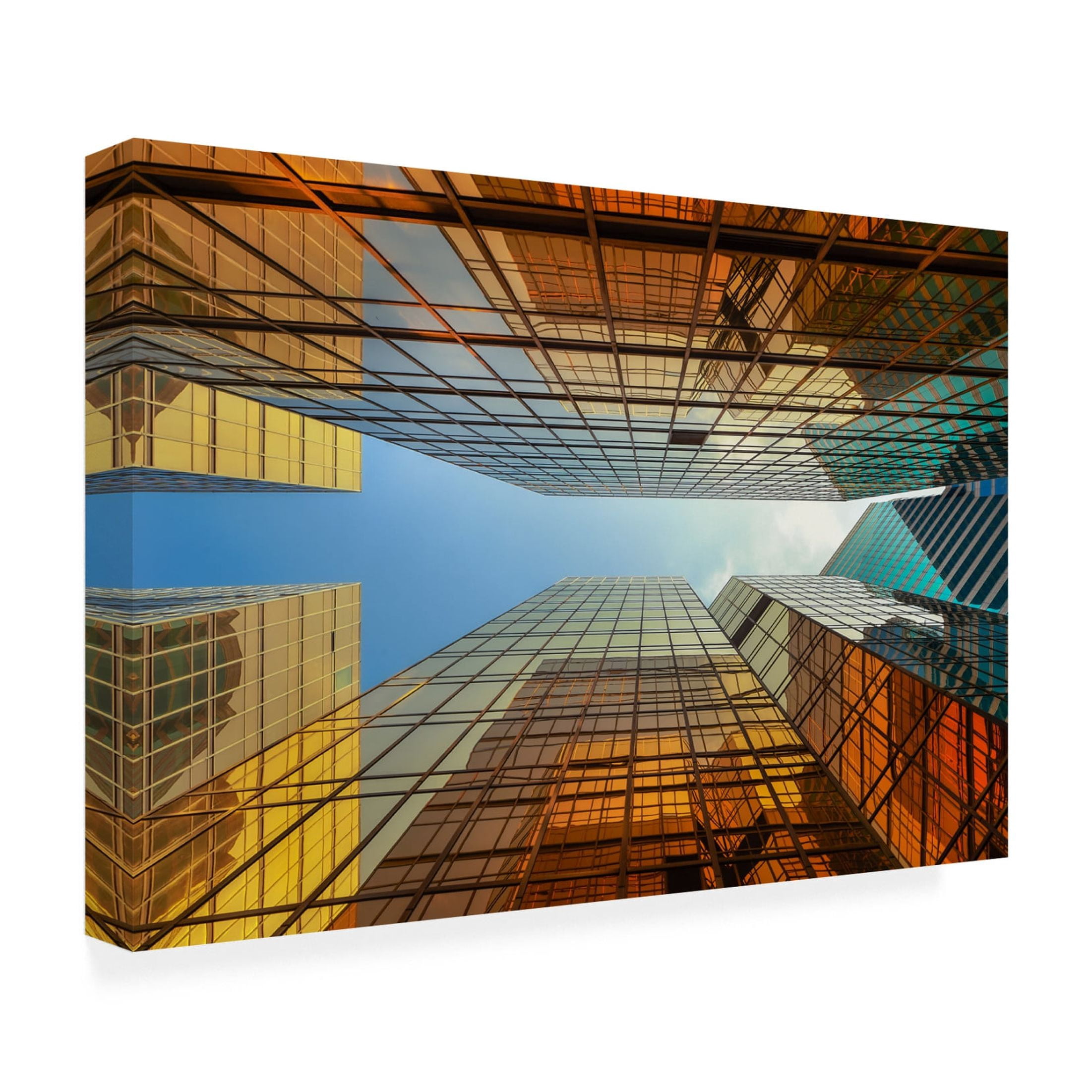 Canvas Wall Art - Fabrizio Massetti 'Reflective Surface' Wall Art for Living Room, Bedroom, or Office D?cor by Trademark Fine Art - 19 x 12 Inches