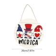 thumbnail image 3 of CuiLiyq 4th of July Wooden Welcome Door Hanger, Patriotic Memorial Day USA 250th Anniversary Sign for Front Porch Wall Entryway Home Decor, 3 of 6