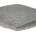 thumbnail image 5 of Parkland Collection Bazyli Transitional Quilted Taupe Throw Pillow, 5 of 7
