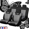 thumbnail image 2 of Funda Asiento Coche Juego de fundas de asiento de coche general Mariposa universal Funda de asiento TOMSHOO Funda Asiento Coche, 2 of 3