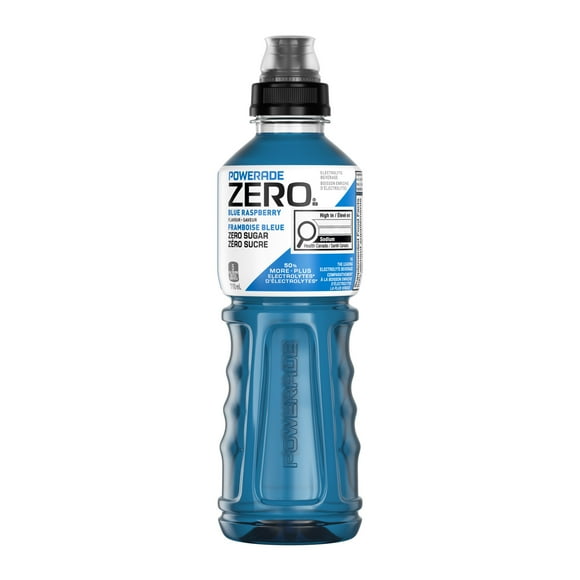 Powerade Zero Blue Raspberry Bottle, 710 mL