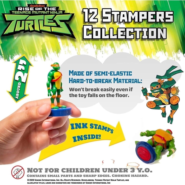 Teenage Mutant Ninja Turtles Stamps 5pk Raph April Foot Lieutenant