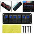 thumbnail image 2 of Waterproof 12V Switch Panel for Yacht Caravan and Truck 6 Rocker Switches, 2 of 3