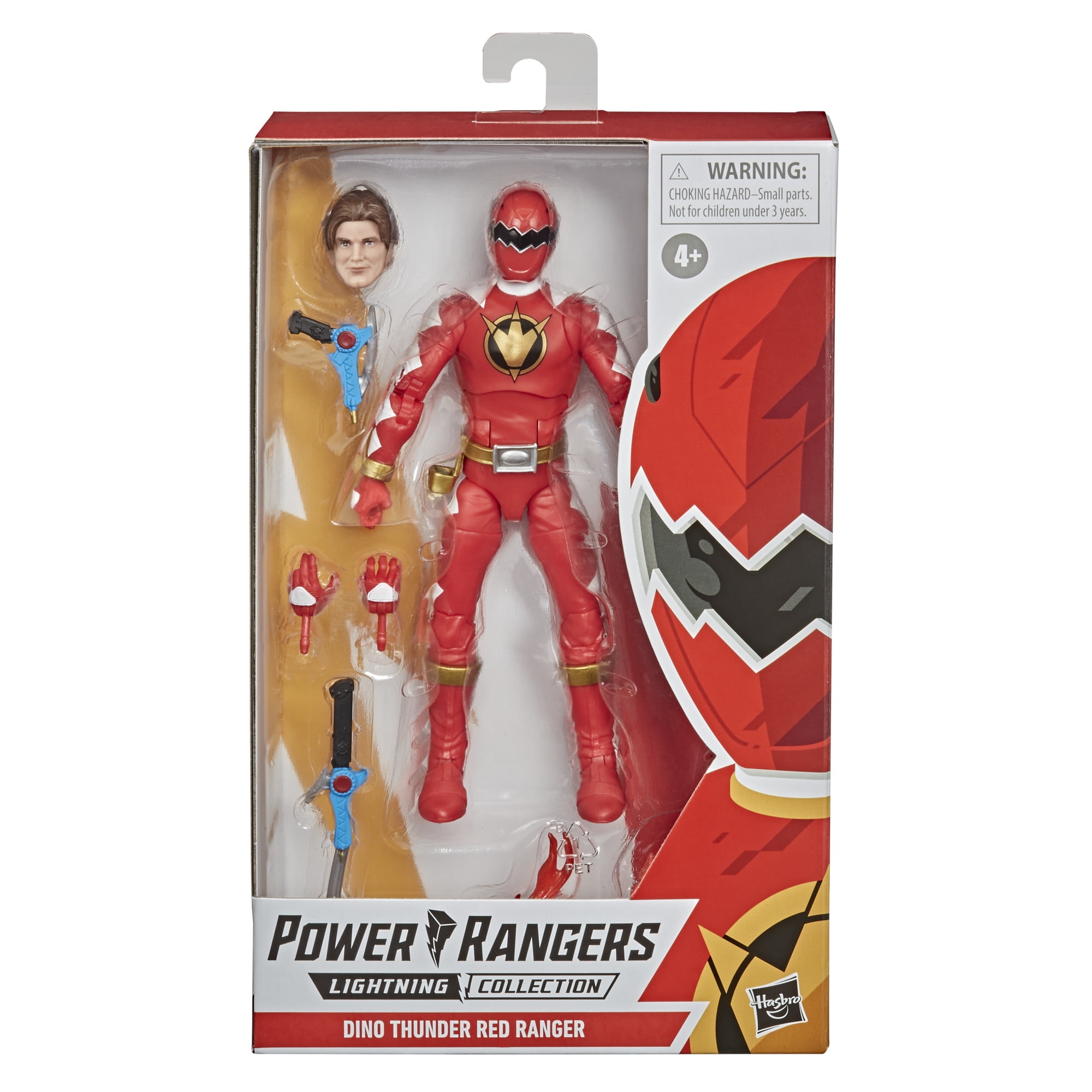 Power Rangers Lightning Collection Dino Thunder Red Ranger 6 Inch Premium Collectible Walmart Com Walmart Com