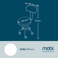 thumbnail image 3 of MOBI Silla para Escritorio con Ruedas Modelo Ivy, 3 of 4