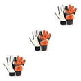 thumbnail image 3 of Eigraketly 1 par de guantes de fútbol para niños, entrenamiento de fútbol, ​​portero, protección de manos, látex, guante de cuero PU, Type1 NO1, 3 of 6