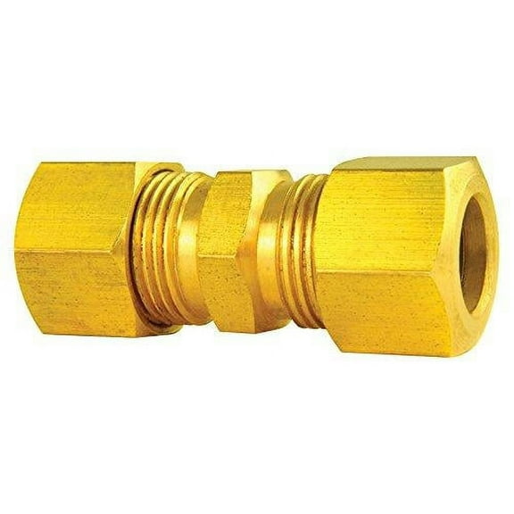 4LIFETIMELINES, Brass, 1/2, Compression Union Pipe Fittings, 5 Pack
