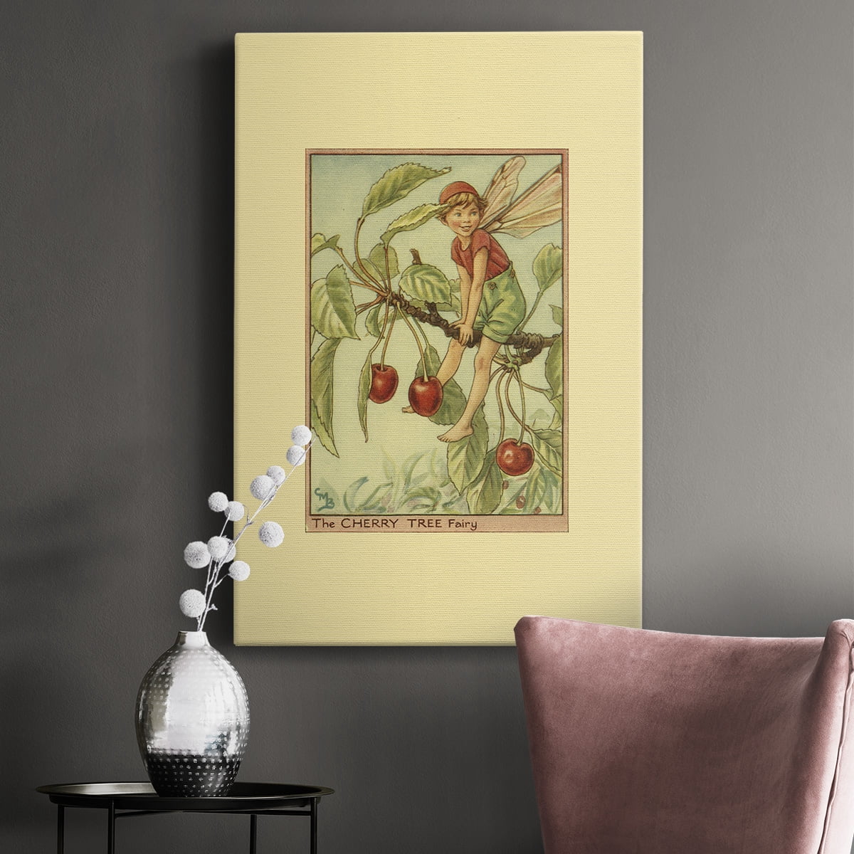 The Cherry Tree Fairy Premium Gallery Wrapped Canvas - Ready to Hang