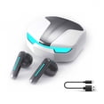 thumbnail image 4 of Auricular inalámbrico Reducción de ruido Bluetooth-Compatible con Bluetooth 5.1 Auriculares auriculares con caja de carga Ejercicio Ejercicio Earbudos de deportes Blanco Scienceny EL005638-02B, 4 of 6