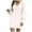 White, variant on Arlun Womens Casual V-Neck Knit Mini Fall Sweater Dresses Long Sleeve Loose Fit Solid Color Ribbed Pullover Jumper Sweaters Soft Comfortable Warm Stylish Short Dress Yellow XL
