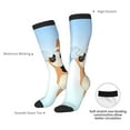 thumbnail image 5 of Saiise Bluey Funny Socks Men Women Boys Kids Adults Novelty Graphic Crew Tube Socks Crazy Design Casual Dress Socks for Sports,Running,Travel, 5 of 7