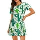 thumbnail image 1 of Fotbe Cactus 1 Bata de Dormir para Mujer con Estampado, Camisón de Algodón de Manga Corta, Ropa de Dormir Casual, 1 of 6