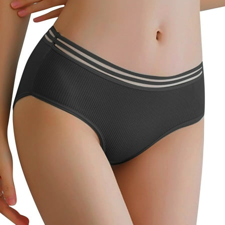 

European And American Women s Underwear Female Students Version Comfortable Mid Waist Cute Plussize Women s Pants Barely There Panties for Women Women Panties Pack Bikini