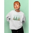 thumbnail image 2 of Christmas In The Forest A Sweatshirt Women -Grace Popp Designs, Female x-Large, 2 of 4