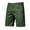 Green, variant on Men's Stretch Chino Short Slim Fit Casual Button Elastic Waist Flat Front Cargo Shorts Summer Cotton Straight Leg Work Shorts with Pocket Dark Gray#01 28