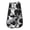 Black White Line Circles, variant on Dailycode Double Sided Oven Mitt with Loop Heat Resistant Kitchen Long Potholders 7" x 35" Frog Strawberries Heart