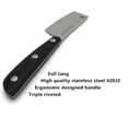 thumbnail image 4 of Couteau à Fromage - MATTSTONE HILL Coupe-Fromage Dur, Acier Inoxydable Premium, Manche Noir, 4 of 7