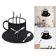 thumbnail image 5 of Elegante reloj de pared silencioso de 12 pulgadas Reloj moderno para decoración del hogar , Negro, Los 30x30cm, 5 of 6