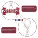 thumbnail image 4 of GOOHOCHY 2pcs PET COLLAR colgantes decorativos Rhinestone colgantes encantadores colgantes colgantes, 4 of 7